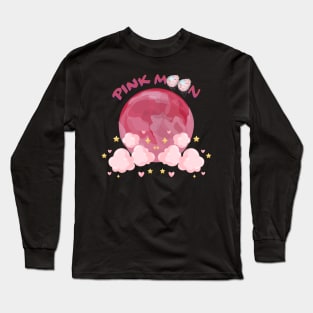 Georgia Okeeffe Pink Moon Over Water Long Sleeve T-Shirt